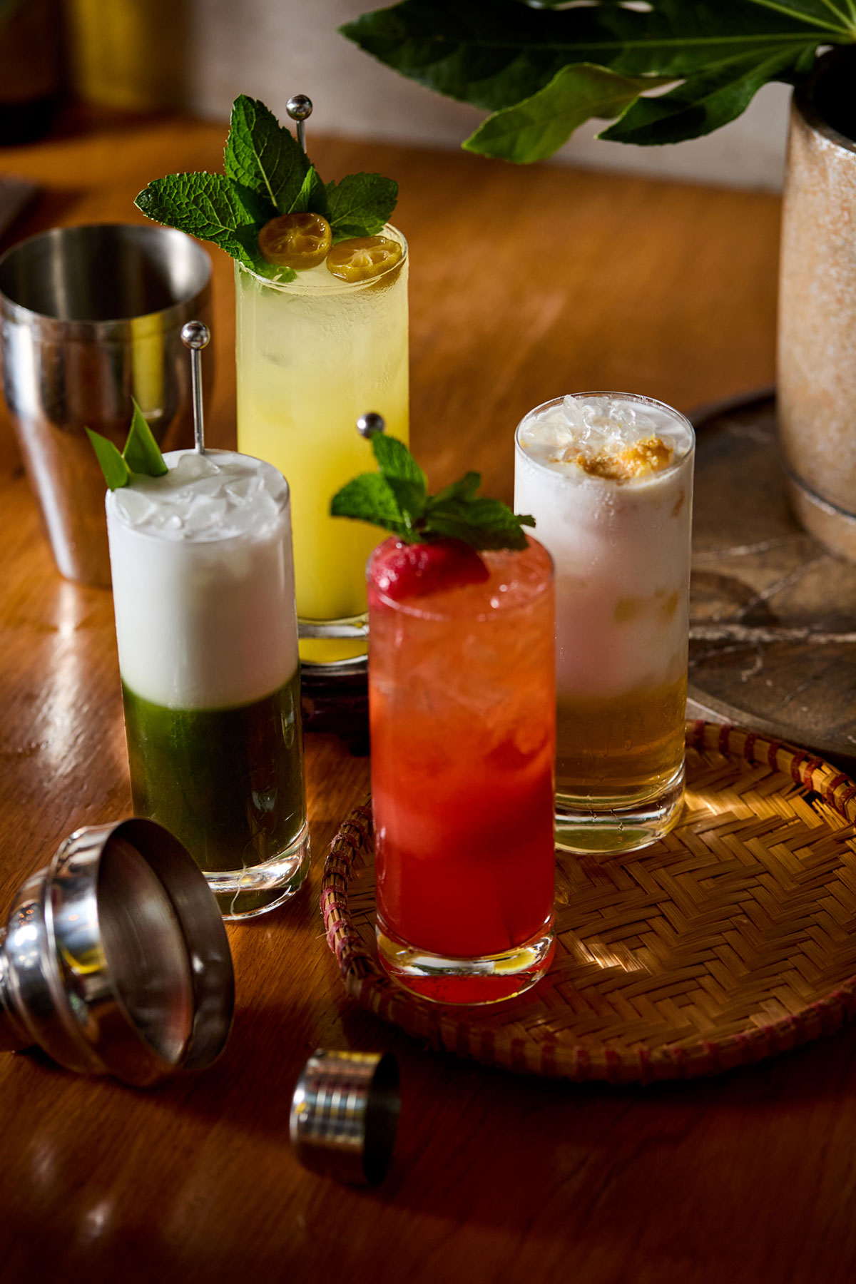 Khan Budapest restaurant offers asian drinks, signature cocktails and Viet Coffees